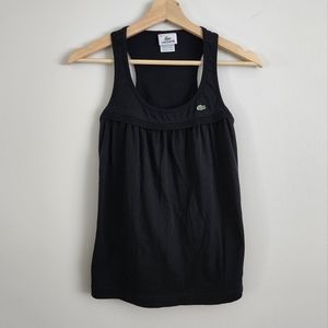 Lacoste Racerback Tank in Black